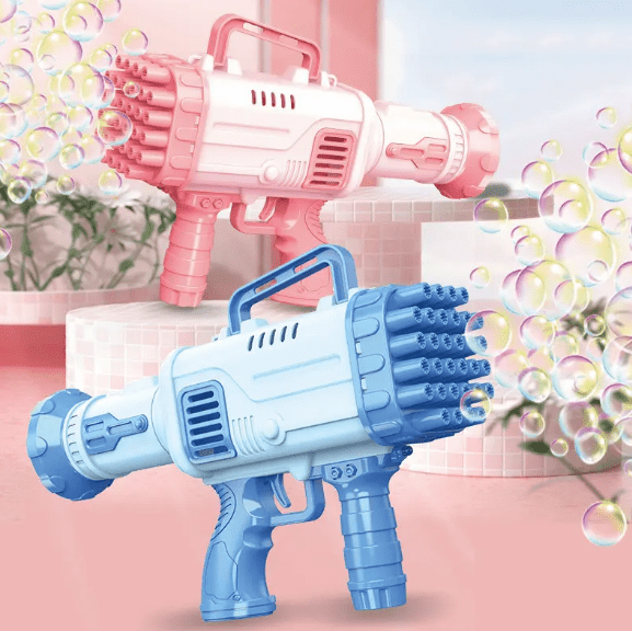 Bubble Gun Toy – Big Size, 32 Holes